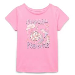 Garanimals Toddler Girls Graphic Short Sleeves T-shirt -Pink