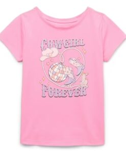 Garanimals Toddler Girls Graphic Short Sleeves T-shirt -Pink