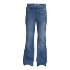 Wonder Nation Girls Core Flare Jegging Jeans - Medium Wash Blue