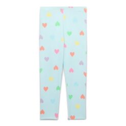 Garanimals Toddler Girls Printed Jersey Leggings - Blue Hearts