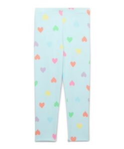 Garanimals Toddler Girls Printed Jersey Leggings - Blue Hearts