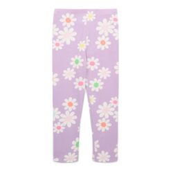 Garanimals Toddler Girls Printed Jersey Leggings - Purple Flowers