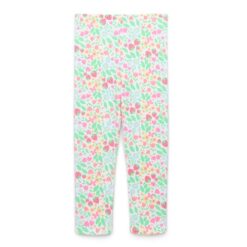Garanimals Toddler Girls Printed Jersey Leggings - Green Flowers