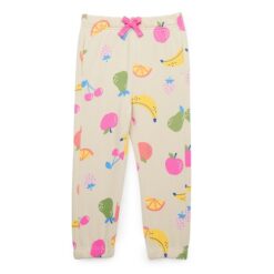Wonder Nation Toddler Girl Fleece Pant - Brown Fruits