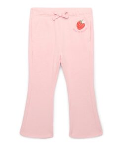 Wonder Nation Toddler Girl Fleece Pant - Pink Strawberry