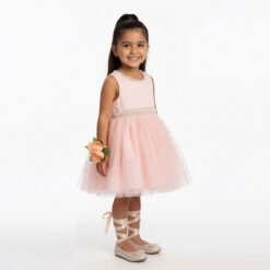Couture Princess Special Occasion Baby Girl Party Dress - Pink