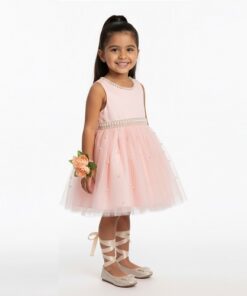 Couture Princess Special Occasion Baby Girl Party Dress - Pink
