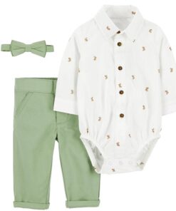 Carter's Child of Mine Baby Boy Outfit Set, 3-Piece