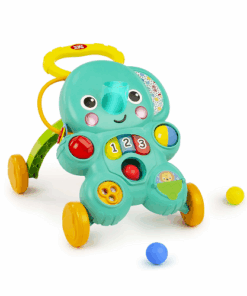 Bright Starts Stroll 'n Roll 2-in-1 Ball Play Baby Walker Elephant