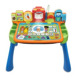VTech Get Ready for School Learning Desk, Multicolor, 22" Tall, Infant and Toddler Toy
