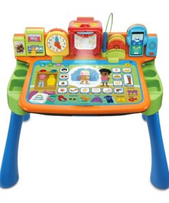 VTech Get Ready for School Learning Desk, Multicolor, 22" Tall, Infant and Toddler Toy