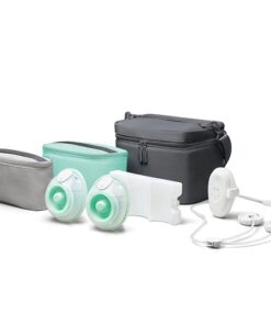 Elvie Stride Plus - Hands-Free, Hospital-Grade Electric Breast Pump with 3-in-1 Bag