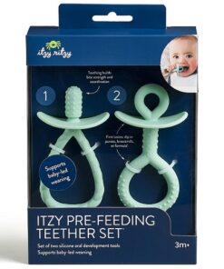 Itzy Ritzy 2pk Pre-Feeding Teether Tools - Mint Green