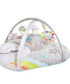 Skip Hop Baby Tummy Time Mat, 3-in-1 Activity Play Gym, Age 0+, Silver Lining Cloud, Grey
