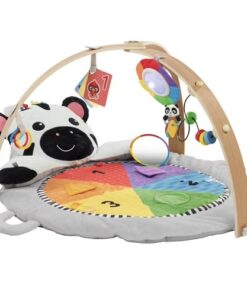 Baby Einstein Zen's Activity Milestones Plush Gym, Unisex, Multicolor, For Ages Infant to Toddler