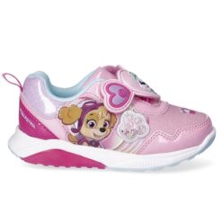 Paw Patrol Toddler Girls Skye and Everest Light Up Sneakers with On/Off Power Button
