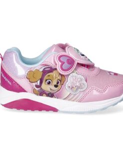 Paw Patrol Toddler Girls Skye and Everest Light Up Sneakers with On/Off Power Button