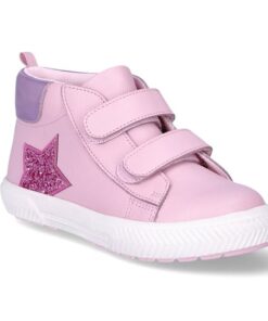 Wonder Nation Toddler Girl Star Icon Patched High Top Sneaker