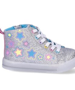 Athletic Works Toddler Girl High Top Light Up Shoes with On/Off Power Button