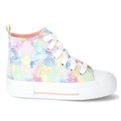 Wonder Nation Little Girls and Big Girls Platform High Top Sneakers