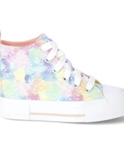 Wonder Nation Little Girls and Big Girls Platform High Top Sneakers