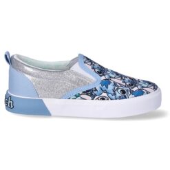 Disney Stitch Girl's Slip-On Twin Gore Sneakers