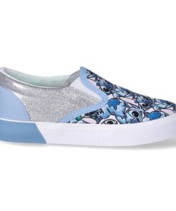 Disney Stitch Girl's Slip-On Twin Gore Sneakers