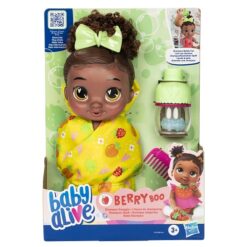 Baby Alive Shampoo Snuggle Berry Boo Black Hair Water Baby Doll