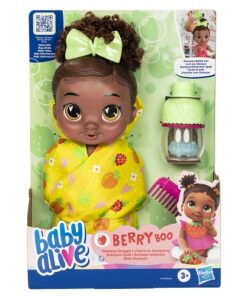 Baby Alive Shampoo Snuggle Berry Boo Black Hair Water Baby Doll
