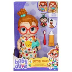Baby Alive Lil Dreamer Dottie Doodle Red Hair Baby Doll Sleepover Toy