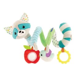 Infantino Spiral Activity Toy, Hook-on Toy, 0-12 Months, Multicolor Raccoon