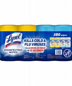Lysol Disinfecting Wipes Variety Pack 4X95 Packs Total 380 Wipes