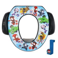 Marvel Spidey and His Amazing Friends Soft Potty Training Seat for Toddlers with Hanging Hook