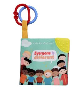 Kids for Culture Soft Activity Baby Book with Teethers and Travel Clip