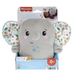 Fisher-Price Plush Elephant Baby Toy Sound Machine Calming Vibes Soother for Newborns