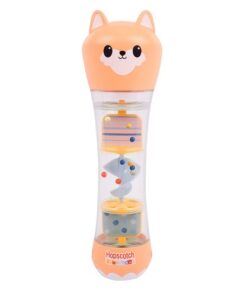 Hopscotch Lane Fox Rainstick Rattle - Light up Sensory Toy, Infants & Toddlers, Unisex, 12+ Months