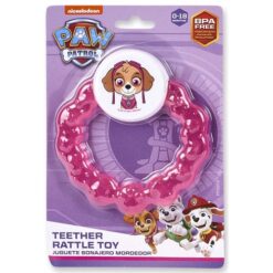 Nickelodeon Paw Patrol Skye Water Filled Baby Teether Rattle