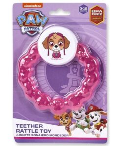 Nickelodeon Paw Patrol Skye Water Filled Baby Teether Rattle