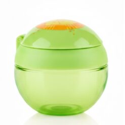 Angel Of Mine Toddler & Kids Snack Catcher Storage Container With Lid - Lime Green
