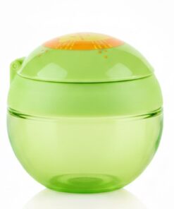 Angel Of Mine Toddler & Kids Snack Catcher Storage Container With Lid - Lime Green