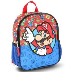 Super Mario Kids 11'' Toddler Mini Backpack - School Bag