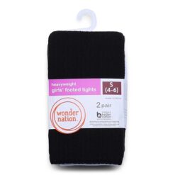 Wonder Nation Girls Patterned Legging, 2-Pack, Sizes S-XL