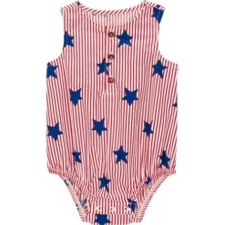 Carter's Child of Mine Baby Unisex Patriotic Romper, Sizes Newborn-12 Months