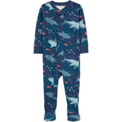 Carter's Child of Mine Baby and Toddler Pajama, One-Piece, Sizes 12M-5T - Teal