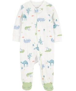 Carter's Child of Mine Baby and Toddler Pajama, One-Piece, Sizes 12M-5T - Teal