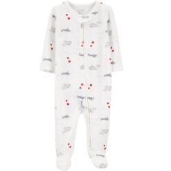 Carter's Child of Mine Baby Boy Sleeper N' Play, One-Piece, Sizes Preemie - 6/9 Months - Clouds