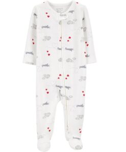 Carter's Child of Mine Baby Boy Sleeper N' Play, One-Piece, Sizes Preemie - 6/9 Months - Clouds