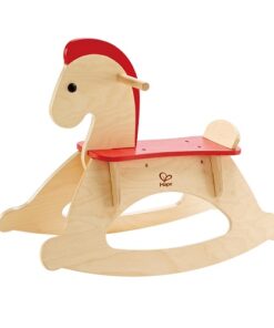 Hape Rock & Ride Wooden Rocking Horse in Beige, Adjustable, Baby & Toddler