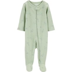Carter's Child of Mine Baby Sleep 'N Play, Sizes Preemie-6/9 Months -Green Duck