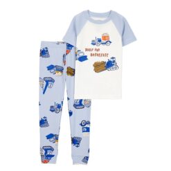 Carter's Child of Mine Girls Baby and Toddler Pajama Set, 12M-5T- Tractor